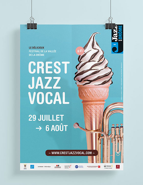 Affiche du festival Crest Jazz Vocal 2016