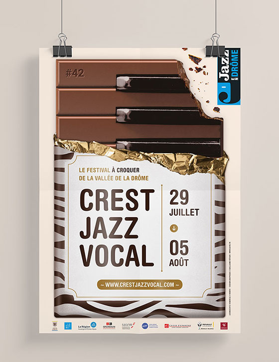 Affiche du festival Crest Jazz Vocal 2017